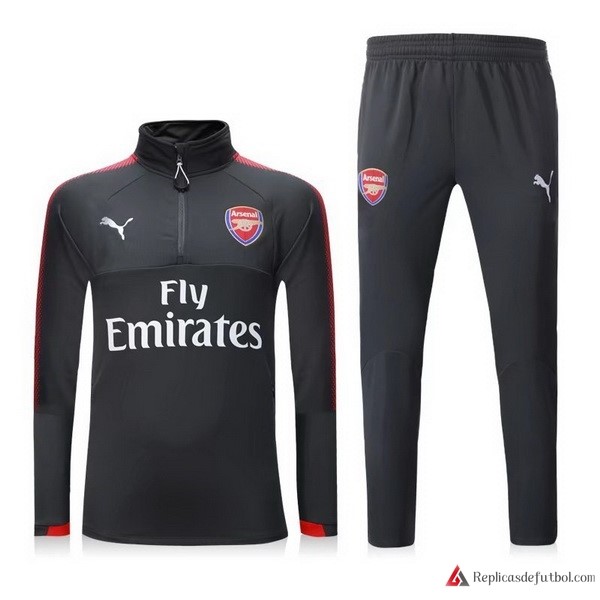 Chandal Arsenal 2017-2018 Gris Rojo